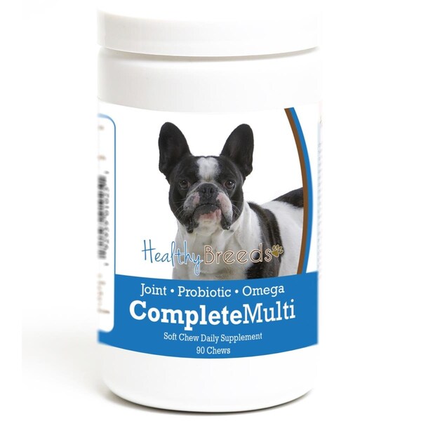 Healthy Breeds French Bulldog all in one Multivitamin Soft Chew - 90 Count HE126874 - main